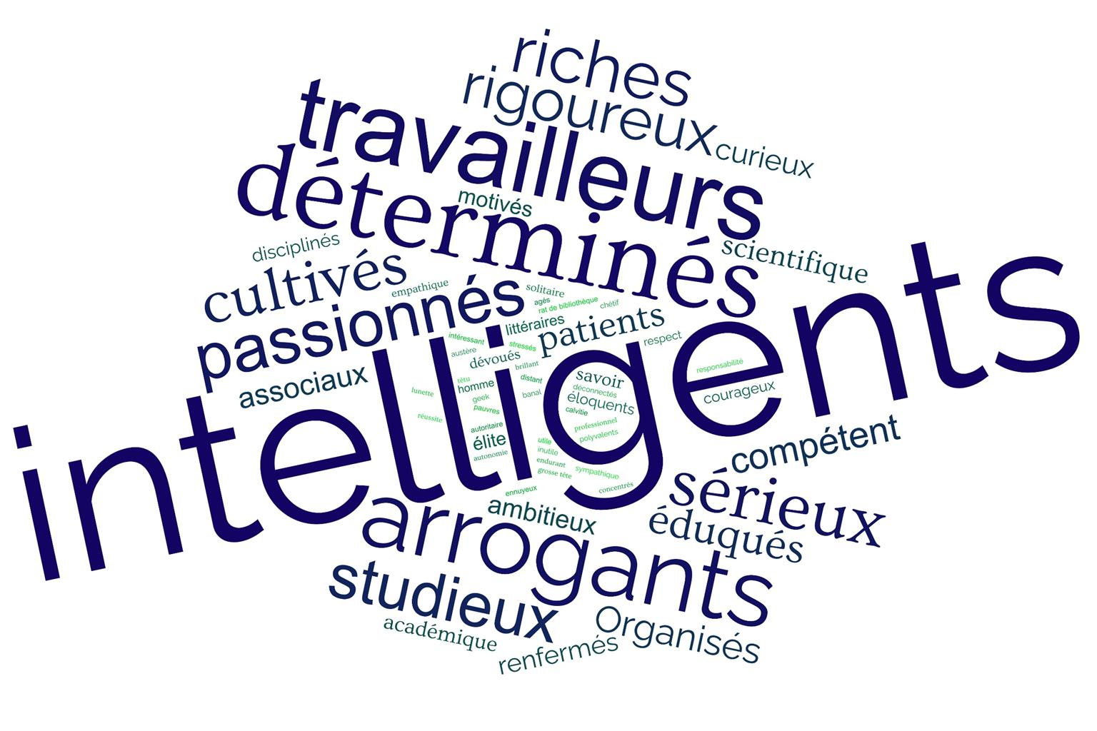 Visual used in the study about how PhD holders are perceived.